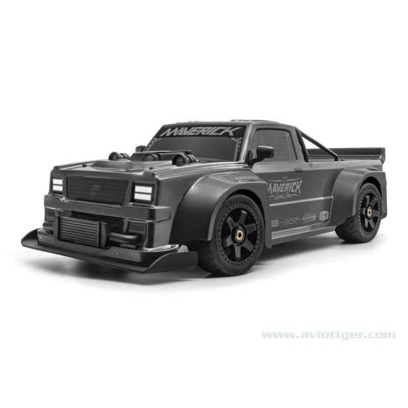 RC auto da drift - QUANTUM R FLUX 4S 4X4 GRIS - FLASHRC