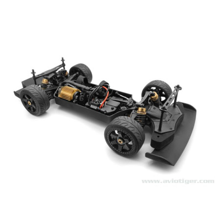 QUANTUM R FLUX 4S 4X4 GRIS ROUGE - FLASH RC