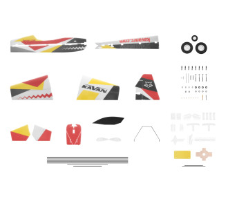 Avion RC Voltige - Avion KAVAN Savage Max Rouge EPP 1.08m - FLASHRC 2