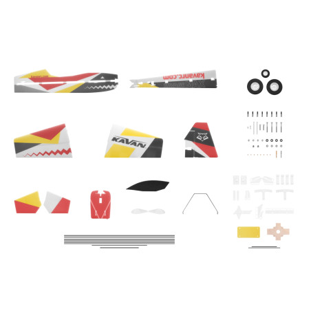 Avión acrobático RC - Avion KAVAN Savage Max Rouge EPP 1.08m - FLASHRC