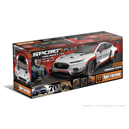 Auto da pista RC - SPORT 3 FLUX FORD MUSTAND MACH-E 1400 - FLASH RC