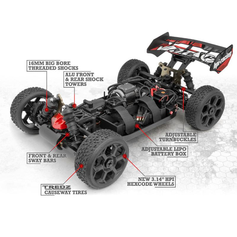 Auto RC fuoristrada - VORZA TRUGGY FLUX - FLASH RC