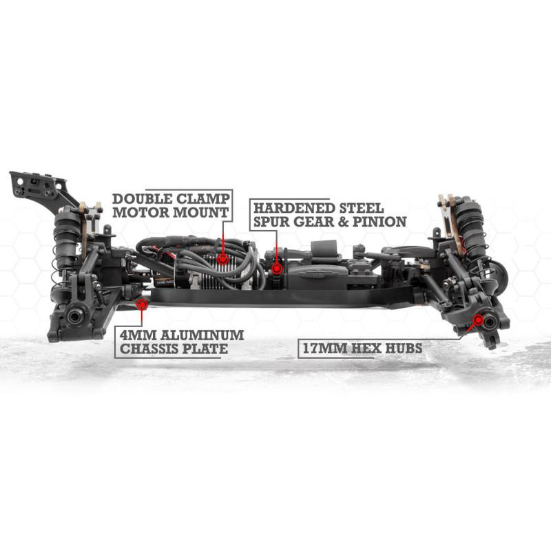 Auto RC fuoristrada - VORZA TRUGGY FLUX - FLASH RC
