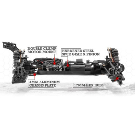 Auto RC fuoristrada - VORZA TRUGGY FLUX - FLASH RC