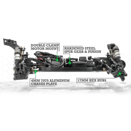 Auto RC fuoristrada - VORZA S TRUGGY FLUX - FLASH RC