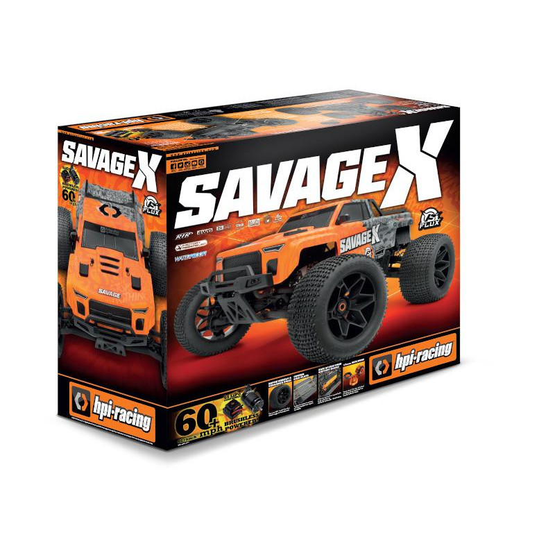 Auto RC fuoristrada - SAVAGE X V2 FLUX GT-6 - FLASH RC