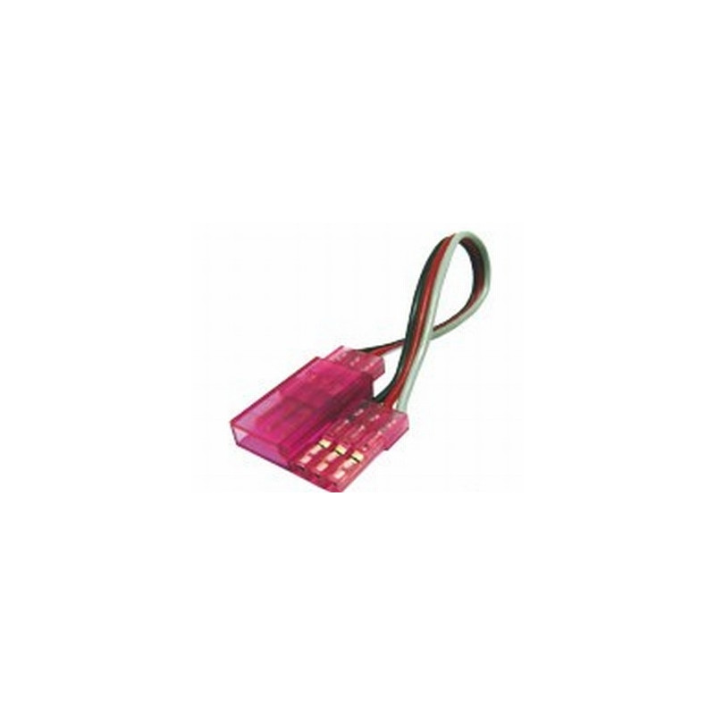 RALLONGE SERVO JR/FUT 80cm ROSE - FLASH RC