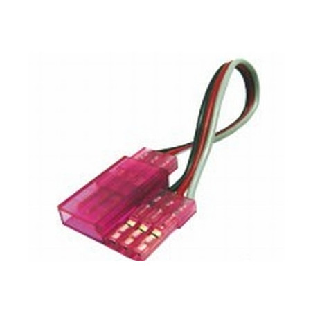 RALLONGE SERVO JR/FUT 80cm ROSE - FLASH RC