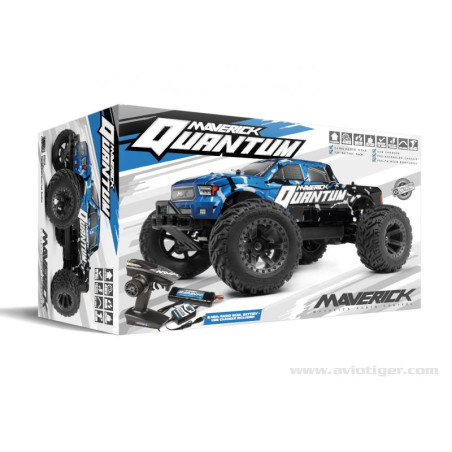 All-terrain RC car - QUANTUM 4X4 MT BLEU - FLASH RC