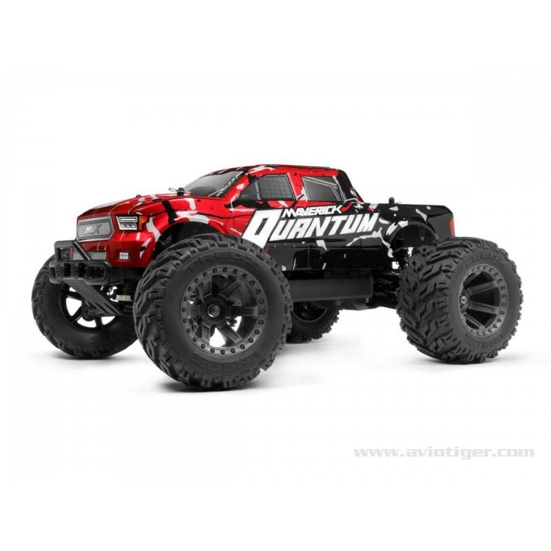 Coche RC todo terreno - QUANTUM 4X4 MT ROUGE - FLASH RC