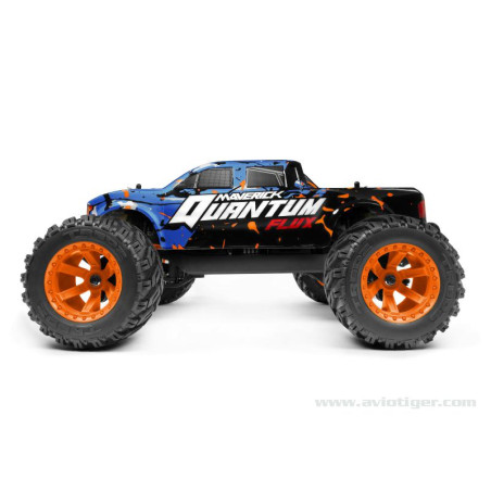 RC-Geländewagen - QUANTUM MT 1/10 4X4 FLUX BLEU - FLASH RC