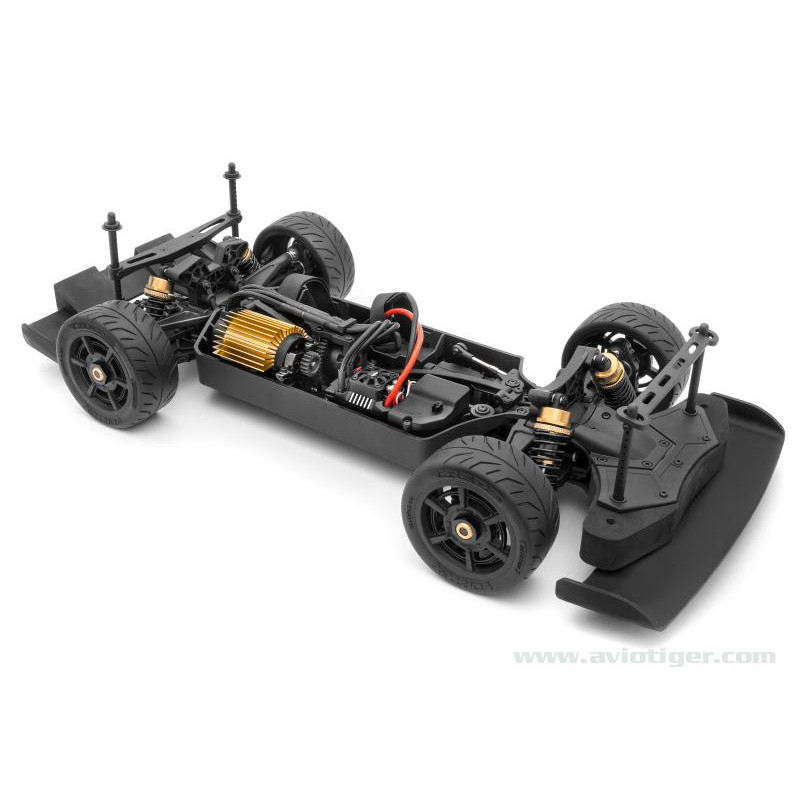 RC track car - QUANTUM R FLUX 4S 4X4 "MUSCLE "GRISE - FLASH RC