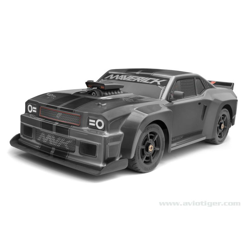 RC track car - QUANTUM R FLUX 4S 4X4 "MUSCLE "GRISE - FLASH RC