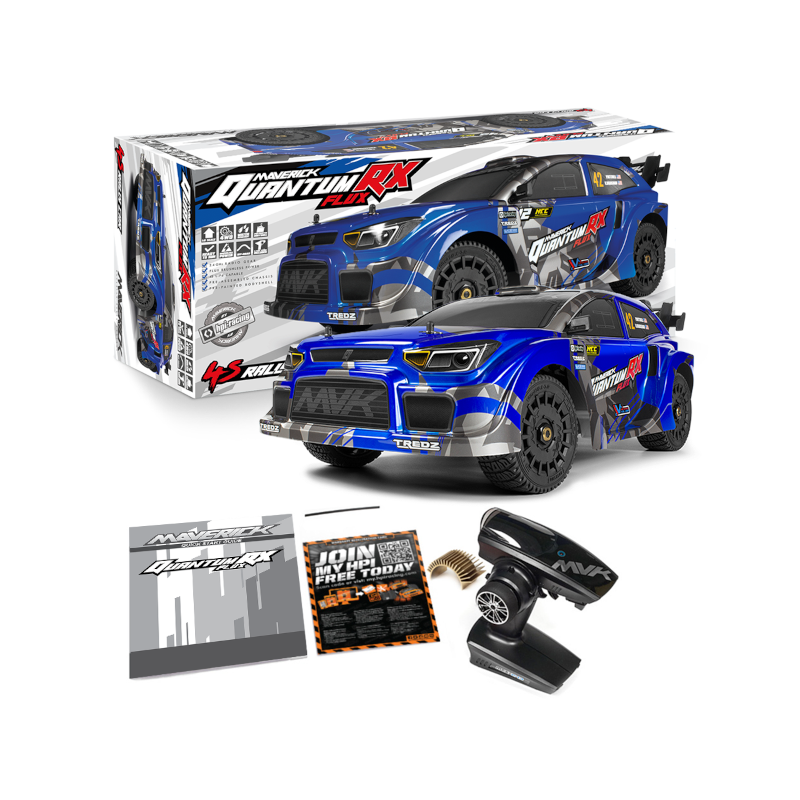 RC-Geländewagen - QUANTUM RX BLAU - FLASH RC