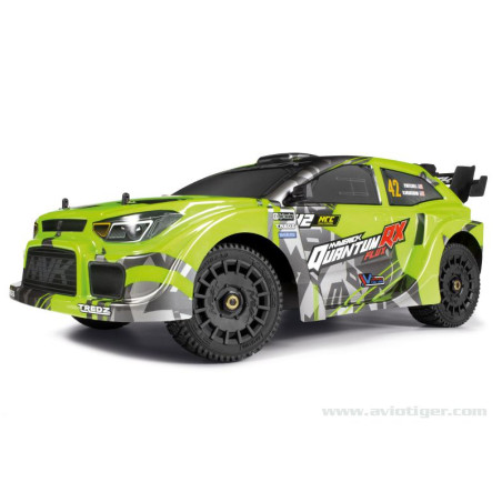 All-terrain RC car - QUANTUM RX VERT FLUO - FLASH RC