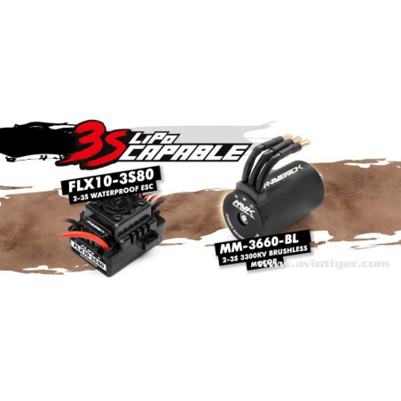 QUANTUM XT 1/10 4X4 FLUX ARGENT - FLASH RC