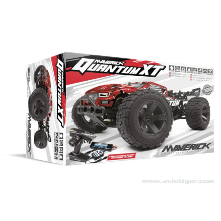 Coche RC todo terreno - Quantum XT Rojo - FLASH RC