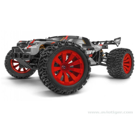 RC-Geländewagen - QUANTUM+ XT FLUX 4X4 1/10 SILBER ROT - FLASH RC