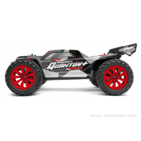 QUANTUM+ XT FLUX 4X4 1/10 ARGENT ROUGE - FLASH RC
