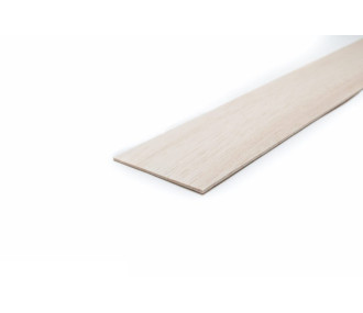 Planche balsa 10/10 (ep. 1.00mm) 10x100cm AERONAUT - FLASH RC