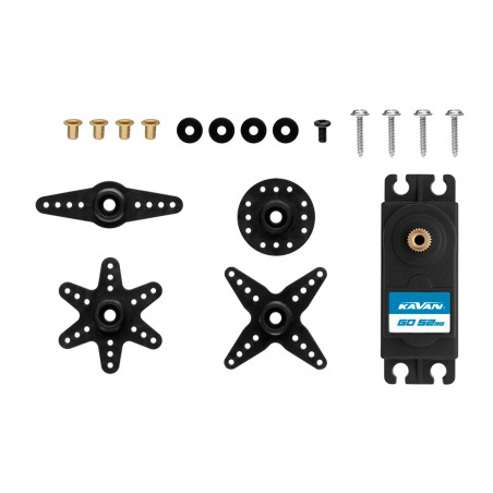 Servo - GO-52MG (0,21s/60°, 7,5kg.cm) - FLASH RC