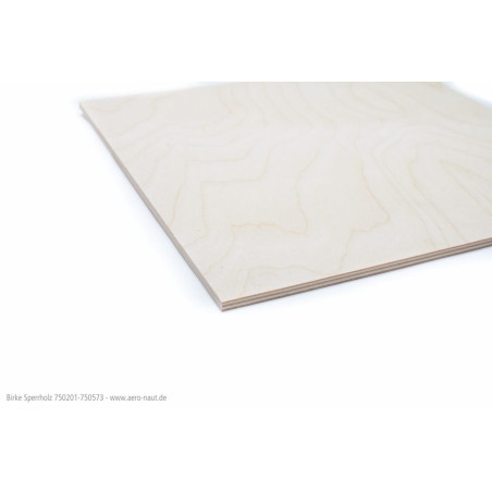 CTP 7 plis contreplaqué bouleau 5.0mm 50/10 (60x30cm) - FLASH RC