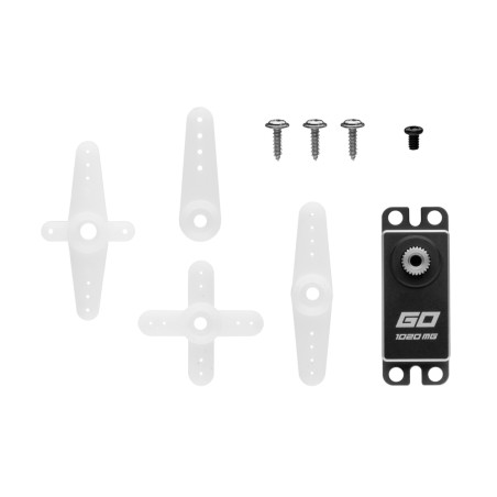 Servo Kavan GO-1020MG (0.08s/60°, 7.5kg.cm) - FLASH RC