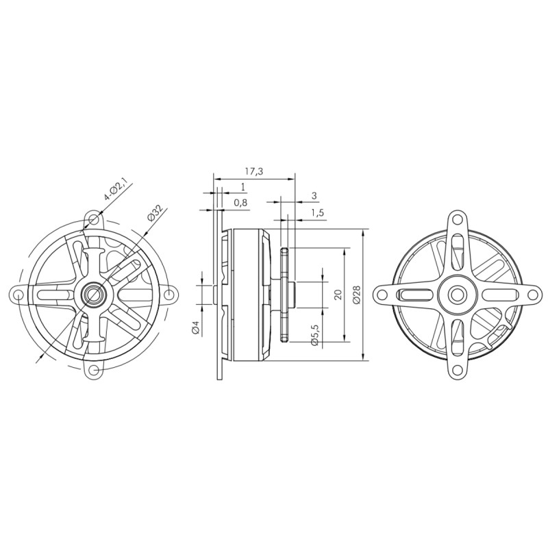 Indoor - KAVAN Brushless Motor PRO 2811-1800 - FLASH RC