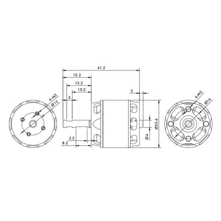 Outrunner - KAVAN Brushless Motor PRO 2626-2000 - FLASH RC