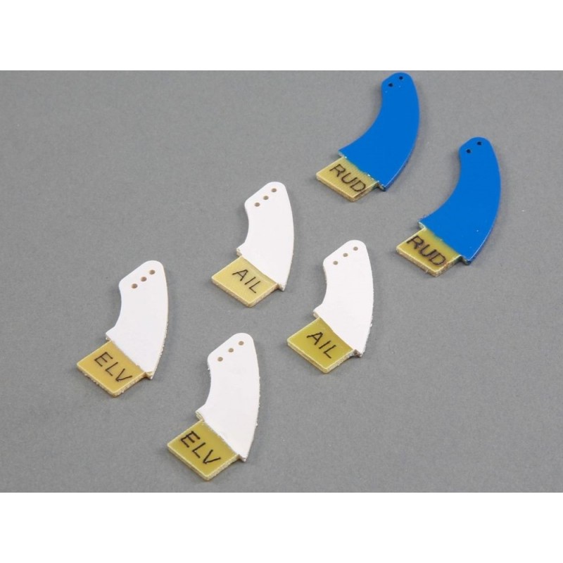 Accesorios (piezas) - Bocinas de control de fibra de vidrio: RV-4 30cc HANGAR 9 - HAN488526 - FLASH RC
