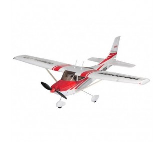 Flugzeug Top Rc Hobby Cessna 182 rot mit eingebauten Leds PNP ca.0.965m
