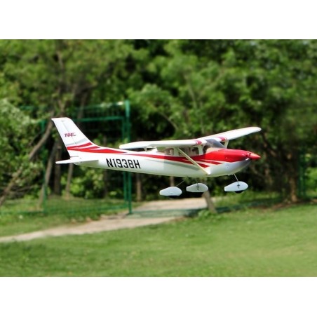 Aircraft Top Rc Hobby Cessna 182 rojo con led integrado PNP aprox.0.965m