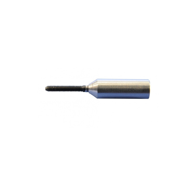 Embout de chape pour tube carbone Ø4mm/M2 2pcs Mp Jet (Filetage a gauche) - FLASH RC
