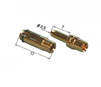 CONNECTEURS MP JET GOLD 2,5 2paires - FLASH RC