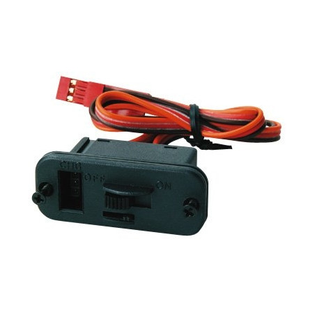 INTERRUPTEUR AVEC PRISE DE CHARGE INTEGREE FUTABA - FLASH RC