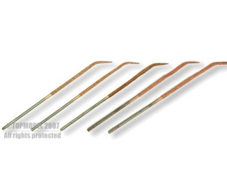 5 LIMES RIFFLOIRS 140 x Ø3mm - FLASH RC