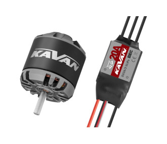 Sets de propulsion - KAVAN C2830-1050 + KAVAN R-20B - FLASH RC