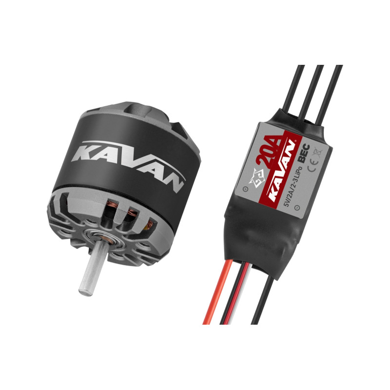 Sets de propulsion - KAVAN C2830-1050 + KAVAN R-20B - FLASH RC