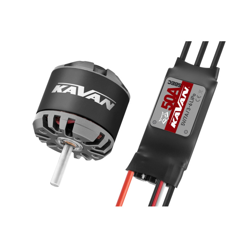 Sets de propulsion - KAVAN C3536-1250 + KAVAN R-50SB - FLASH RC