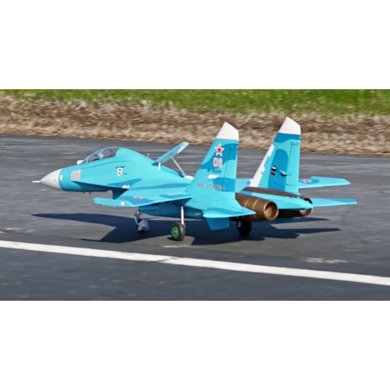 Jet RC - Jet SU-27 FMS Twin EDF 1.10m PNP - FLASH RC