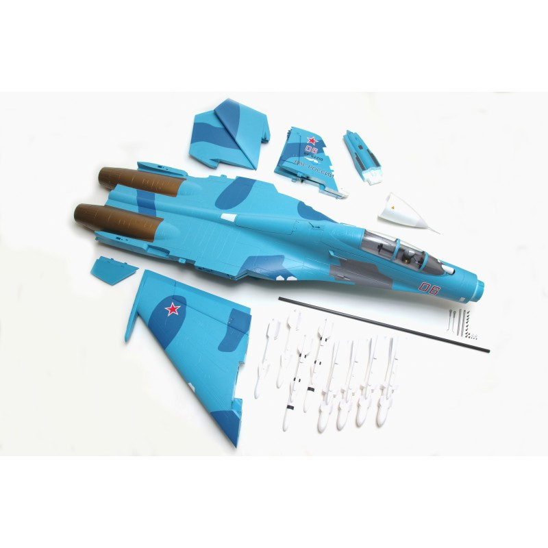 Jet RC - Jet SU-27 FMS Twin EDF 1.10m PNP - FLASH RC