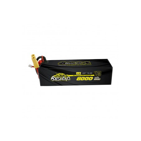 Batteries voitures et bateaux RC - Batterie Gens Ace Bashing-Series, Lipo 4S 14.8V  8000mAh 100C Prise EC5 - FLASH RC