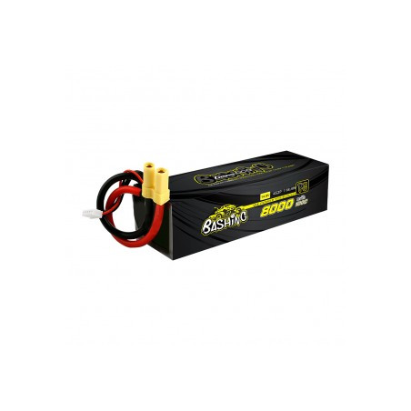 Baterías para coches y barcos RC - Gens Ace Bashing-Series, Lipo 4S 14.8V 8000mAh 100C Socket EC5 - FLASH RC