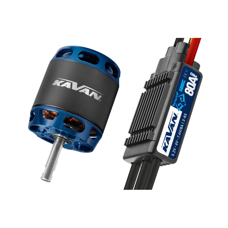 Sets de propulsion - KAVAN PRO 3542-1150 + KAVAN PRO-80SB - FLAH RC