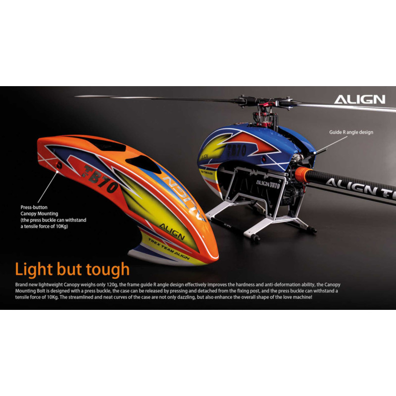 RC-Helikopter - T-REX TB70 Top Combo - FLASH RC