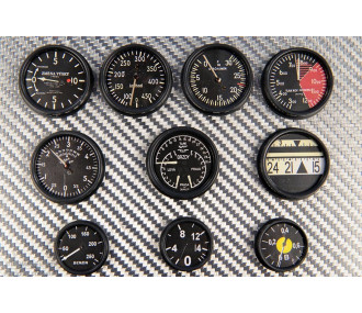 SET D'INSTRUMENTS AVIONS TCHEQUES ANNEES 30 1:3 - FLASH RC