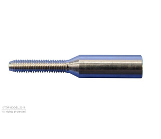 EMBOUT POUR TUBE Ø3/M2,5 2pcs - FLASH RC