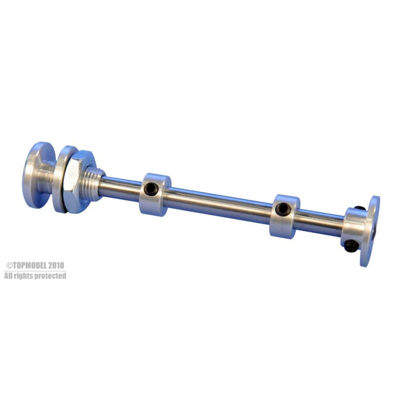 SET AXE DE ROUE ø6mm la paire - FLASH RC