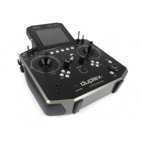 Mandos Radio - Jeti DS24 Carbon Line Multimode 2.4Ghz Duplex + R10 - FLASH RC