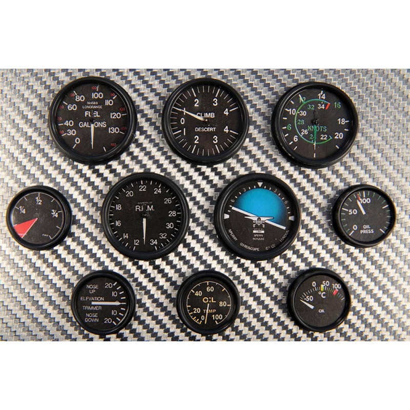 SET DINSTRUMENTS CHASSEURS GB 39-45 1:3 - FLASH RC